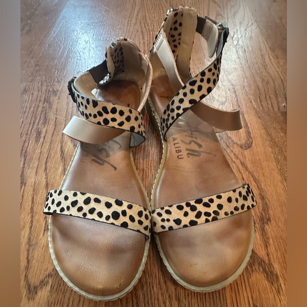 Stylish Leopard Print Sandals